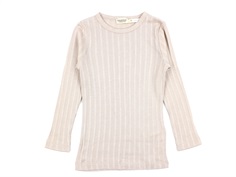 MarMar cream taupe pointelle rib t-shirt Tamra modal